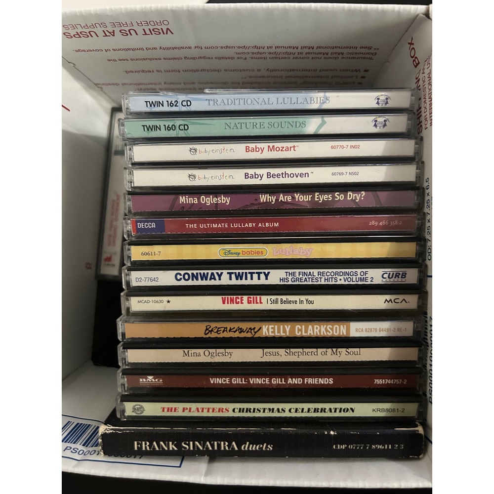 CD Cassette Bulk Lot Holiday Christmas Lullaby Country Jazz Rock Pop Bulk Lot